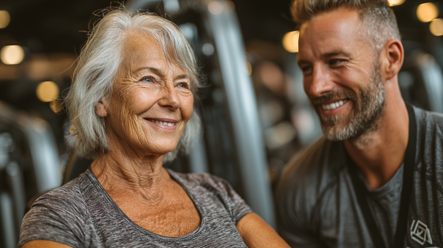 Щасливі учасники програми під час групового заняття